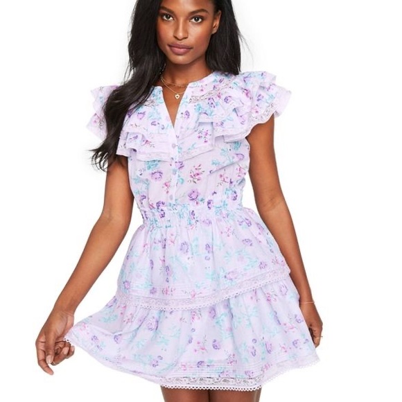 LoveShackFancy Dresses & Skirts - Women's Lou Double Ruffle Dress, XS